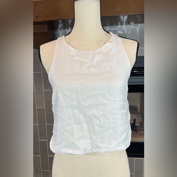 Urban Outfitters Silence + Noise White Halter Top Cropped Small - Picture 3 of 7